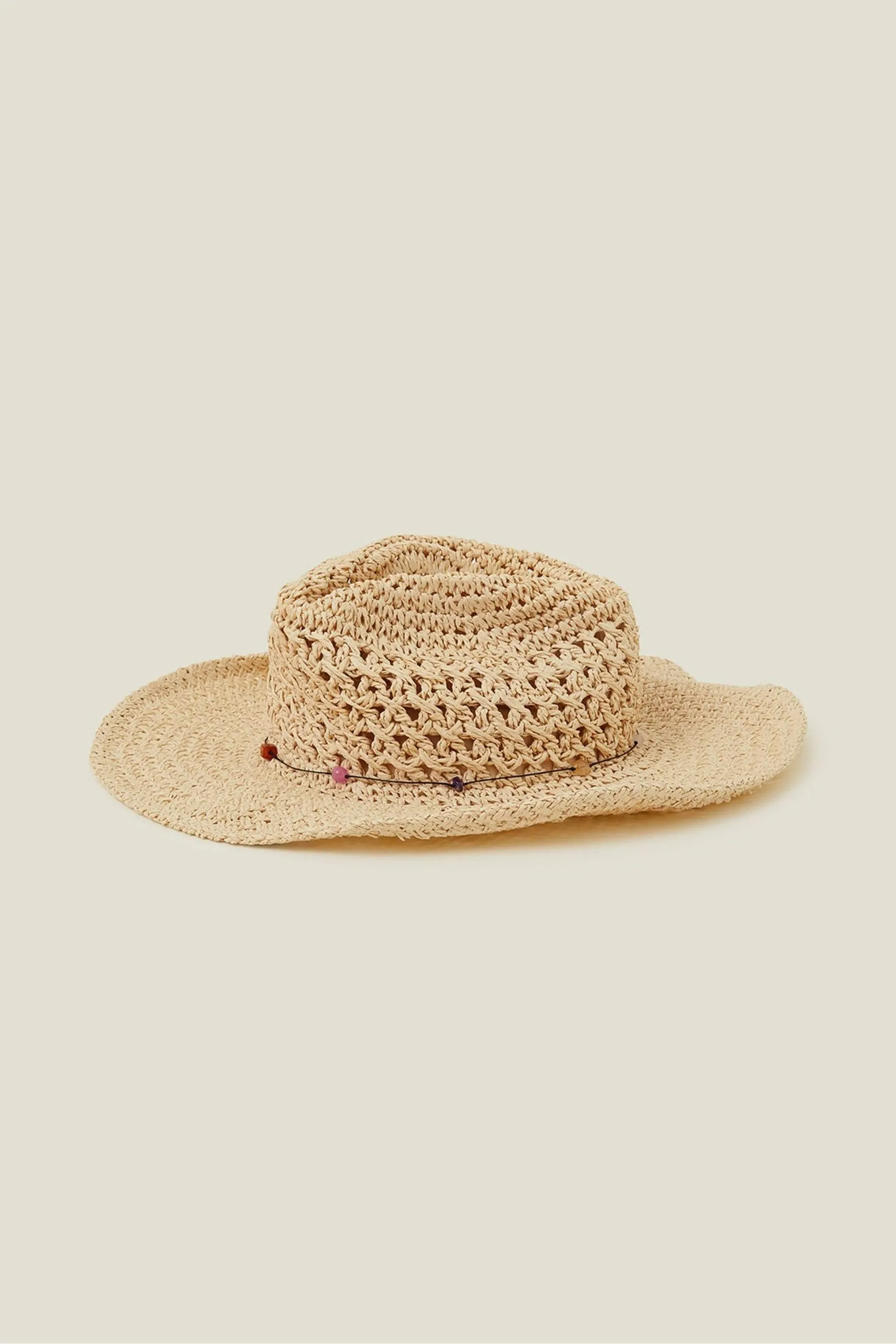 Wide Accessorize - Woven Straw Hat