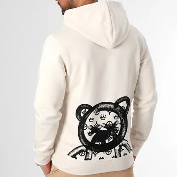 Beige Half Street Couture Hoodie