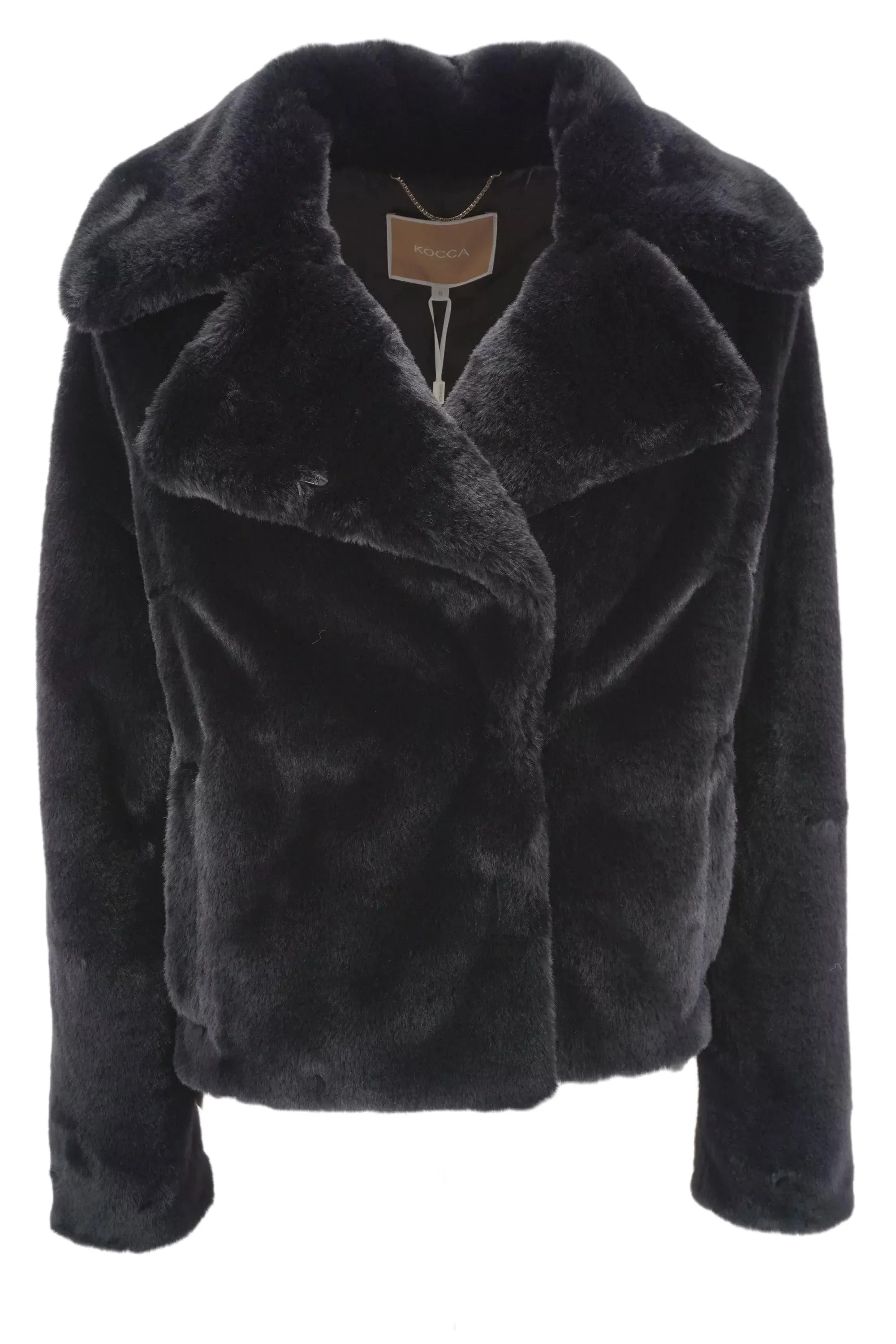 Black Kocca Faux Fur Jacket