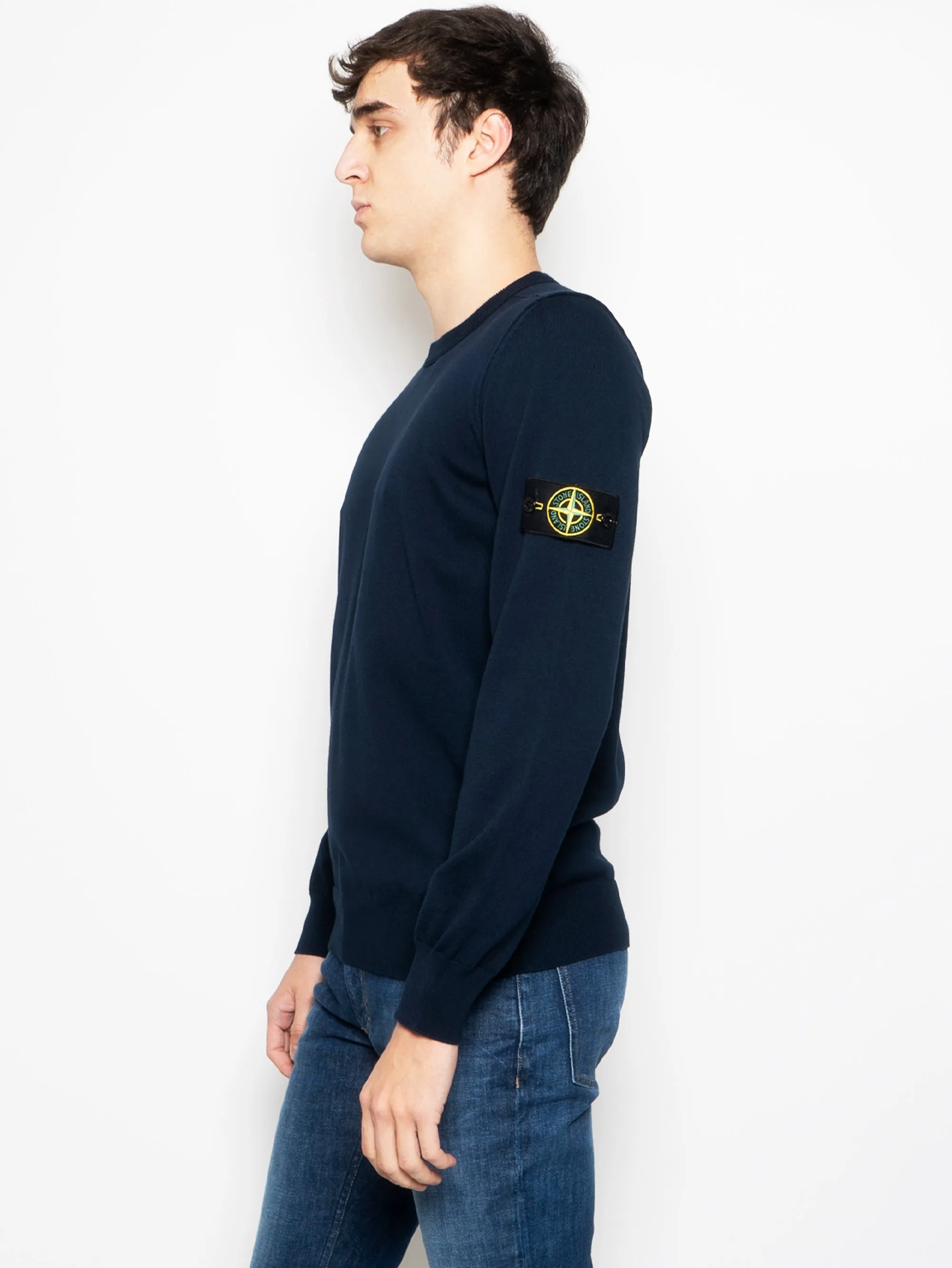Blu Cotone Maglia