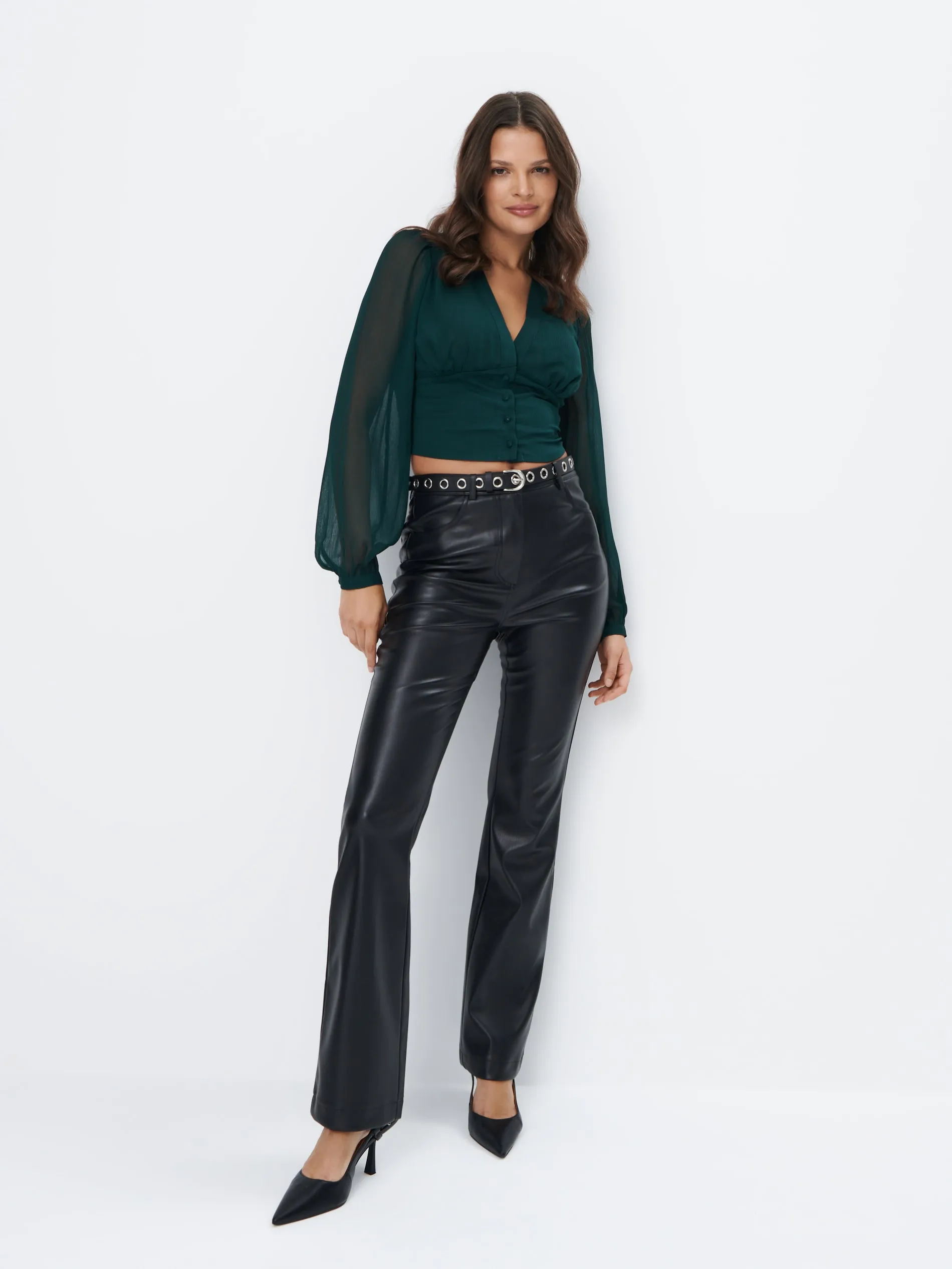 Blusa in chiffon