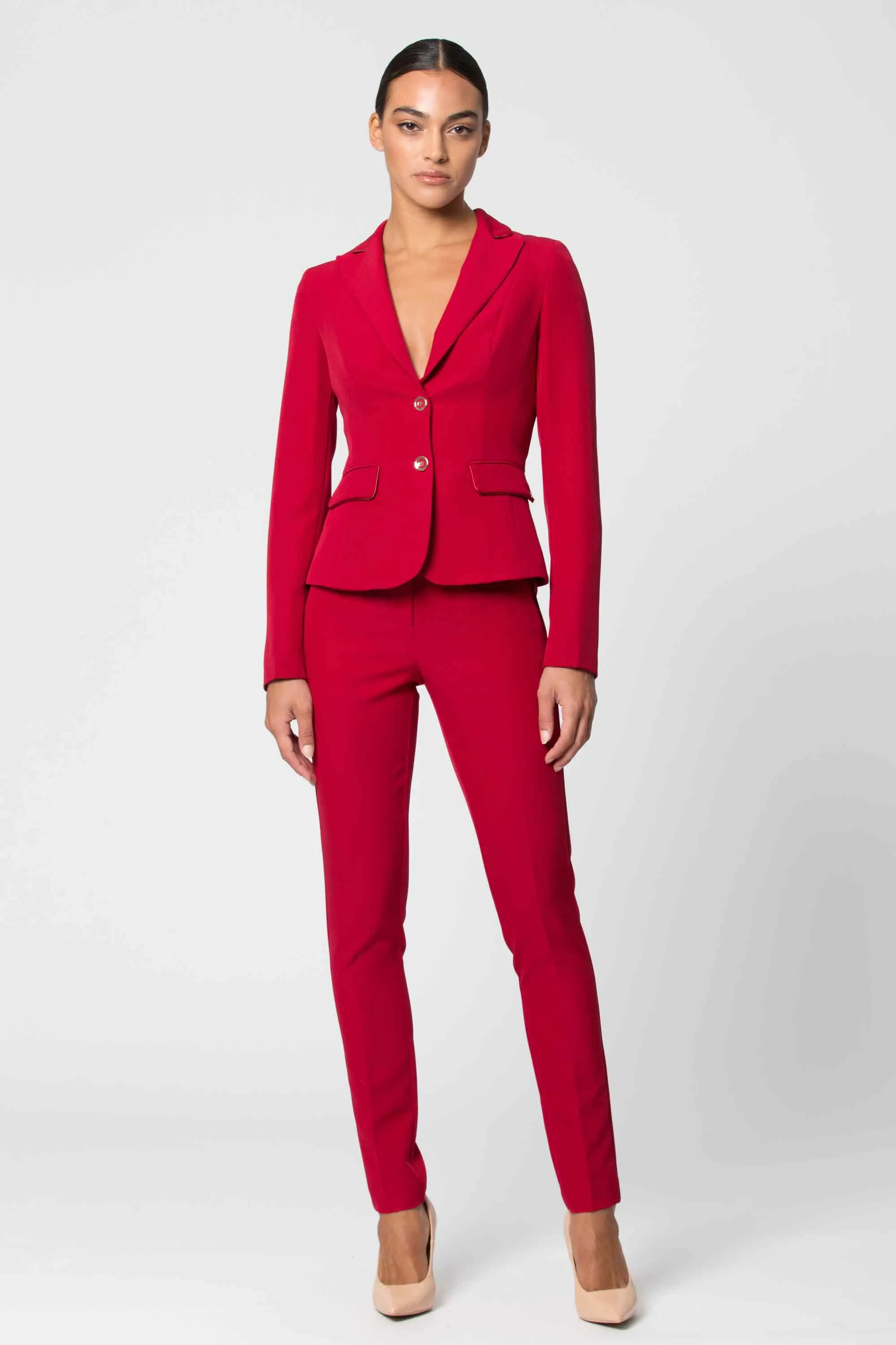 Bordeaux Kocca Single-breasted Suit