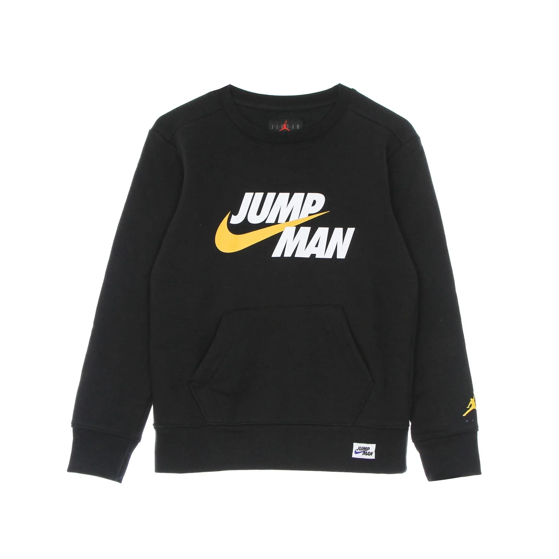 Giallo Fluo Felpa Con Logo Nero E Zip Teen