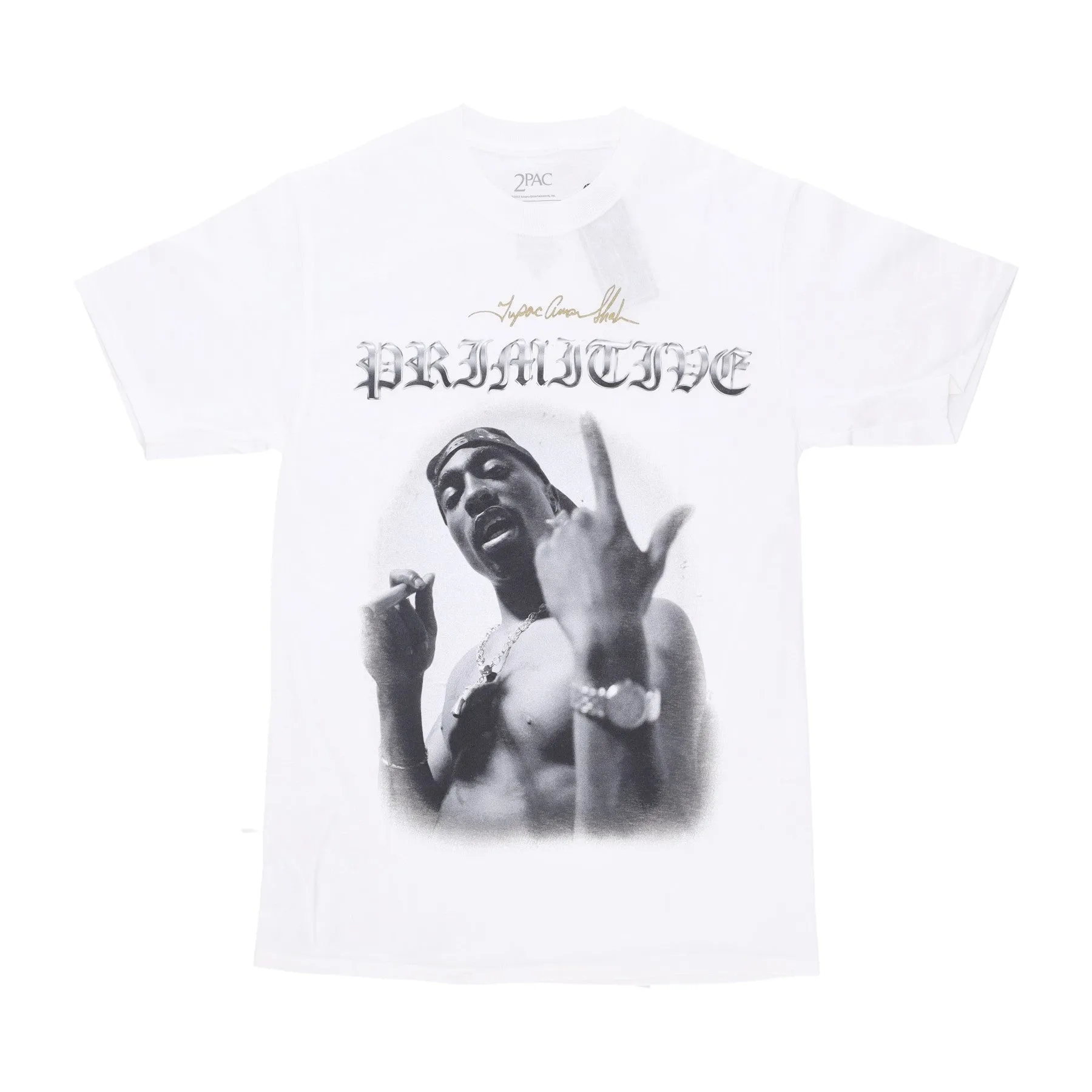 Maglietta Uomo One Tee X Tupac White