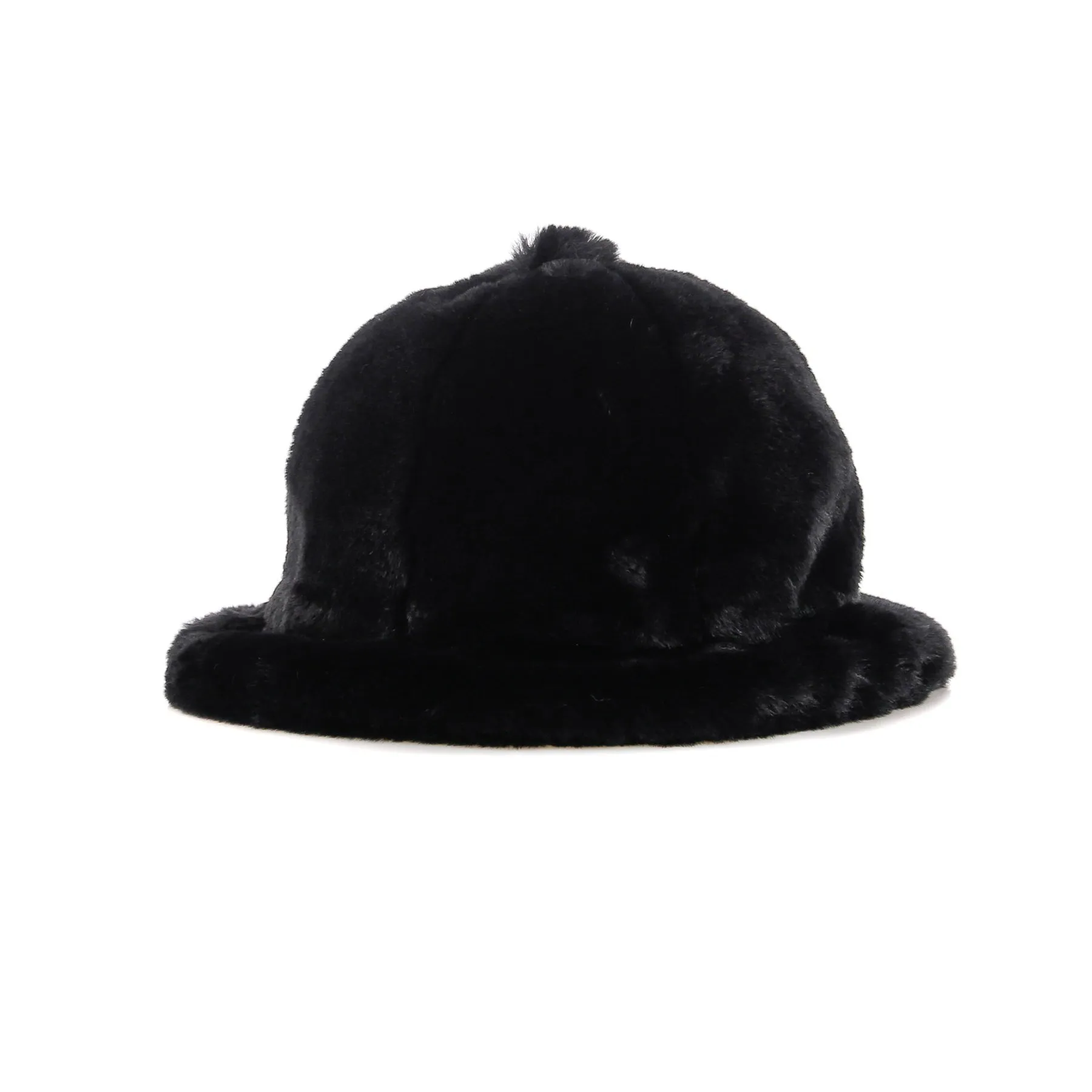 Men's Casual Faux Fur Fisherman's Hat in Black