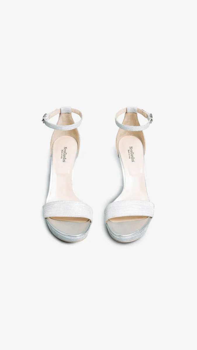 NERO GIARDINI E012831D SANDALI DONNA IN PELLE GHIACCIO