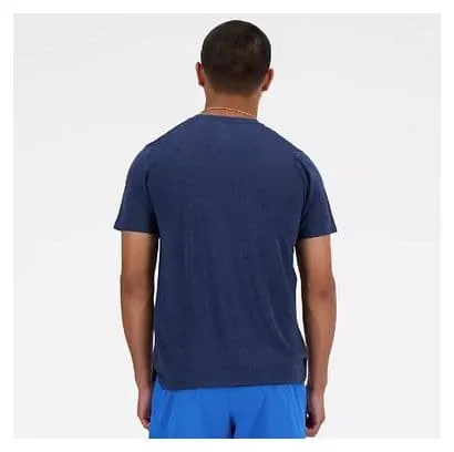 New Balance Athletics Blue Men's Short Sleeve Shirt