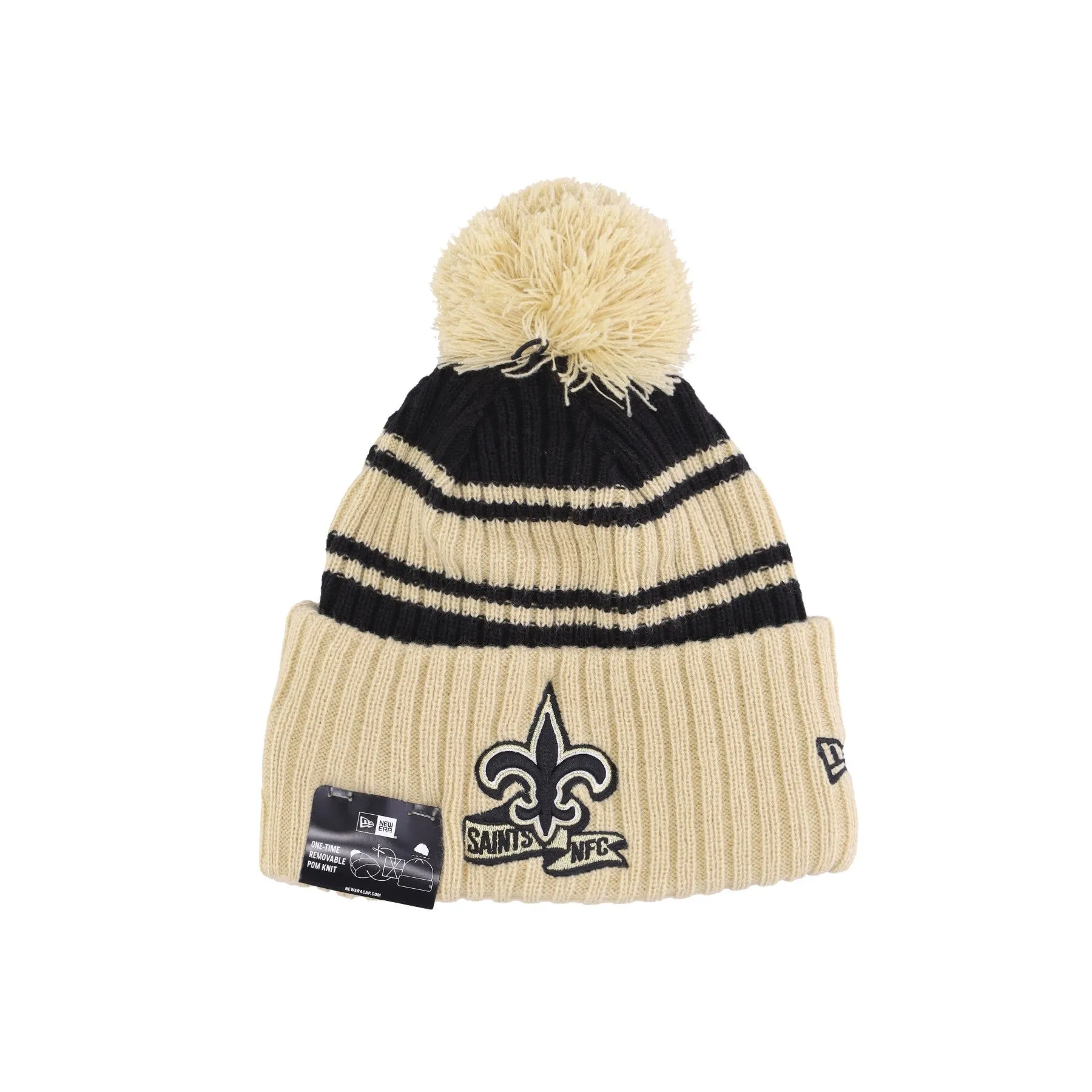 NFL Sideline Sport Knit Pom Pom Hat for Men - Neosai Team Colors
