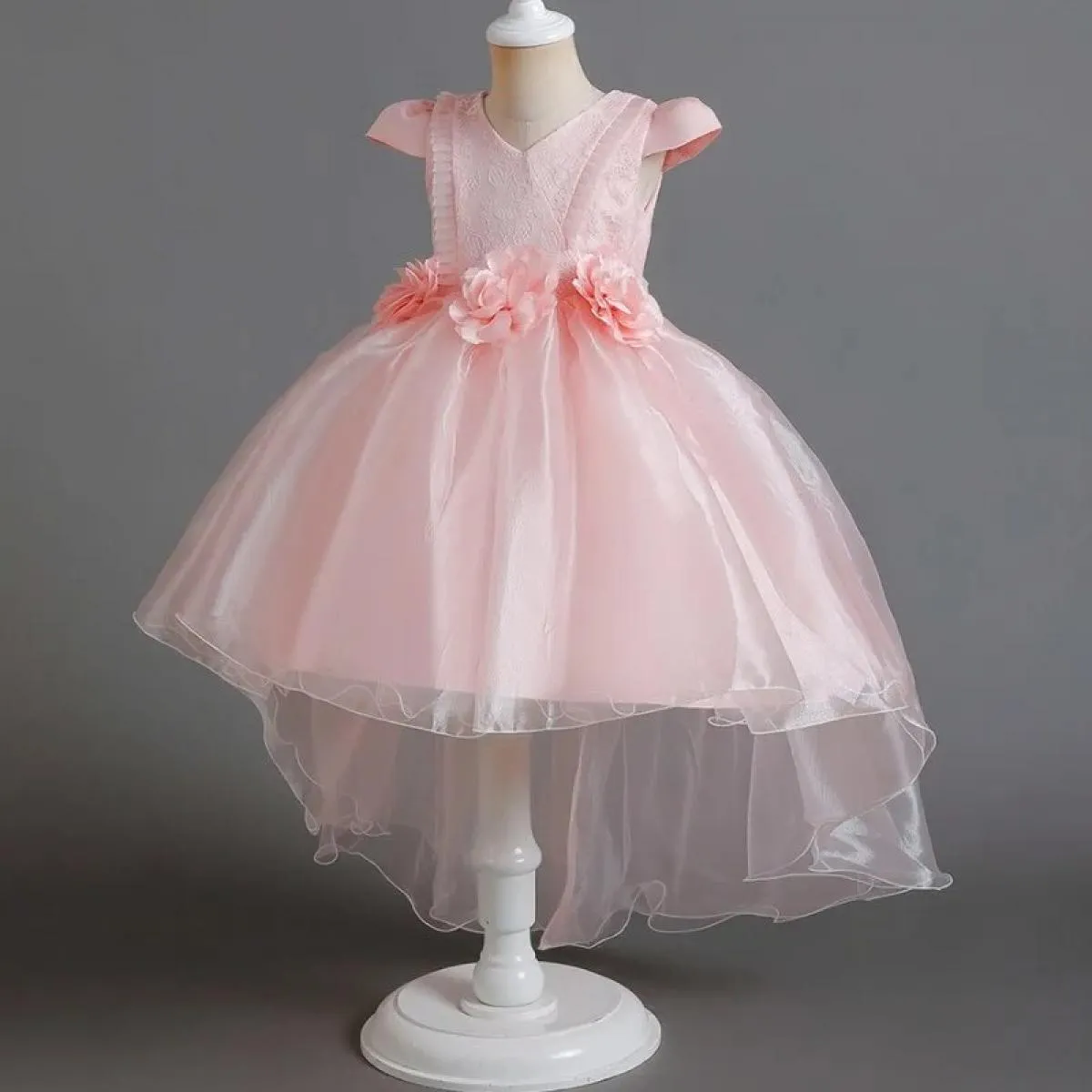 Abito rosa per bambini Ideale per performance al pianoforte