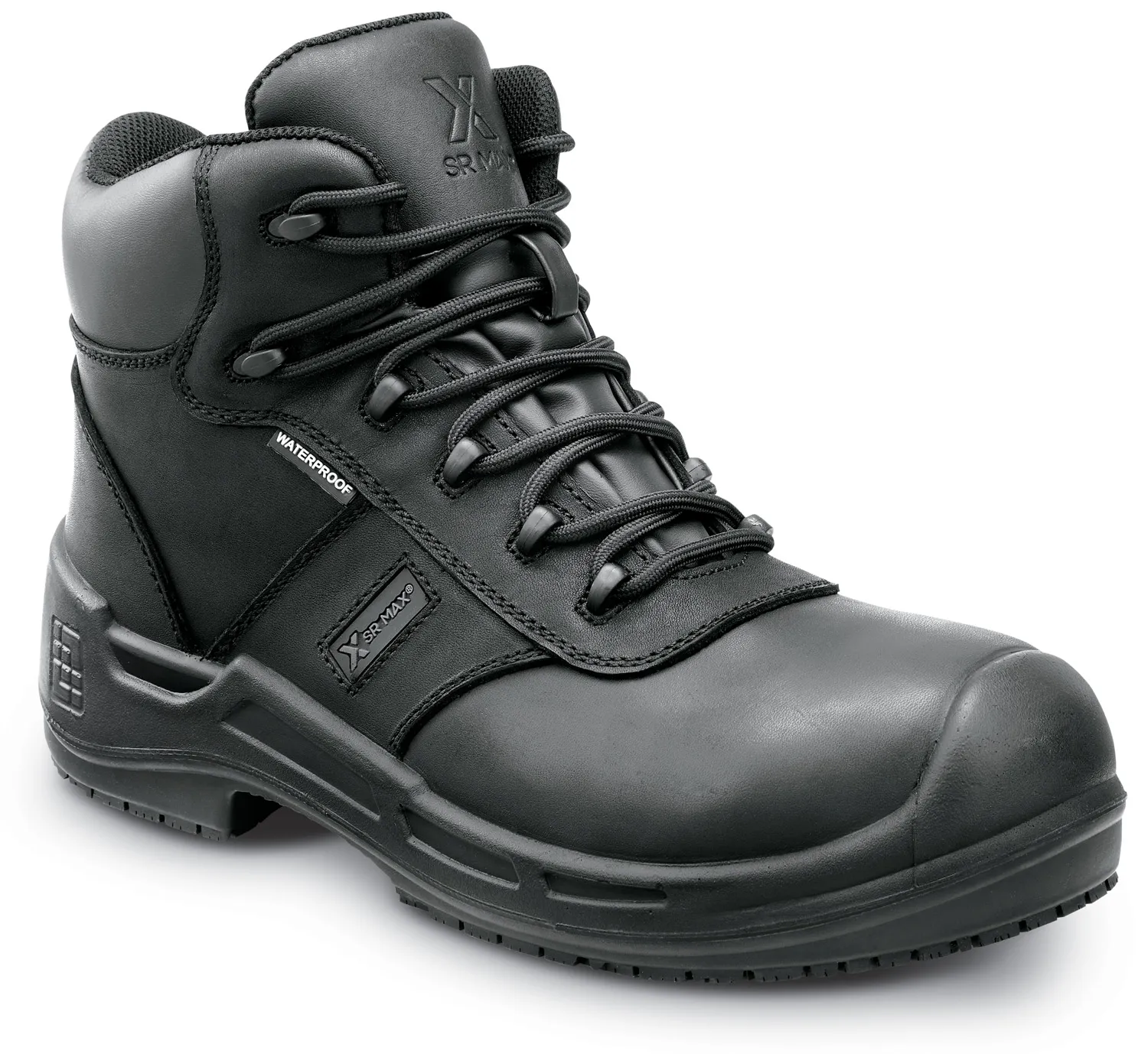 SR MAX Men's Black Waterproof Work Boot