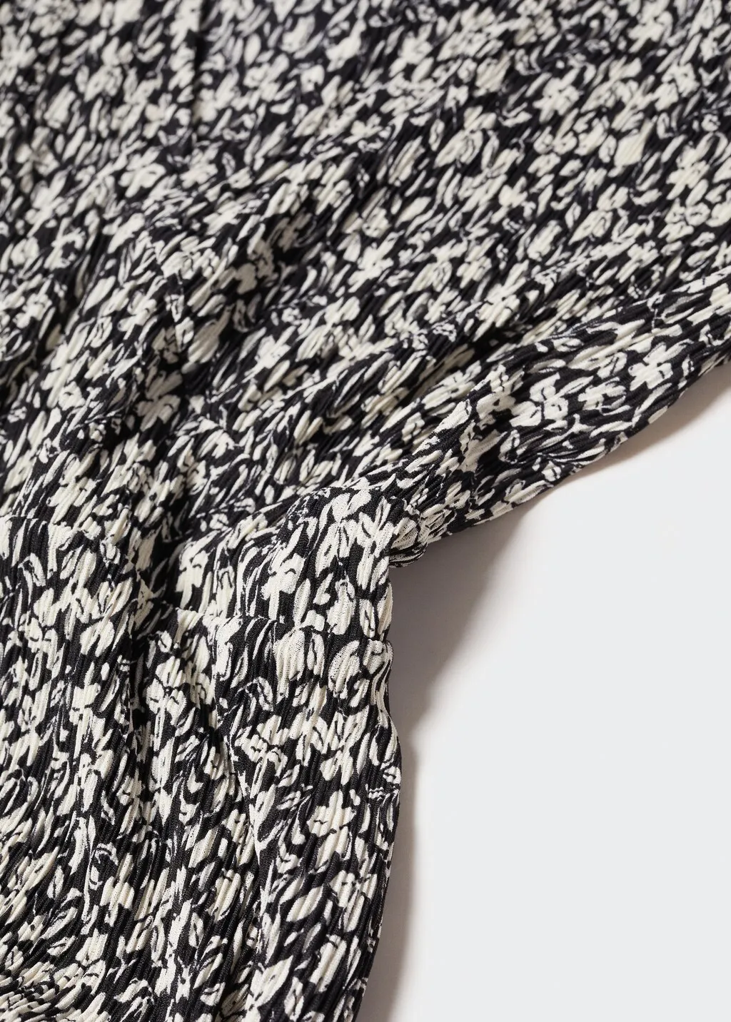 Textured Print Dress