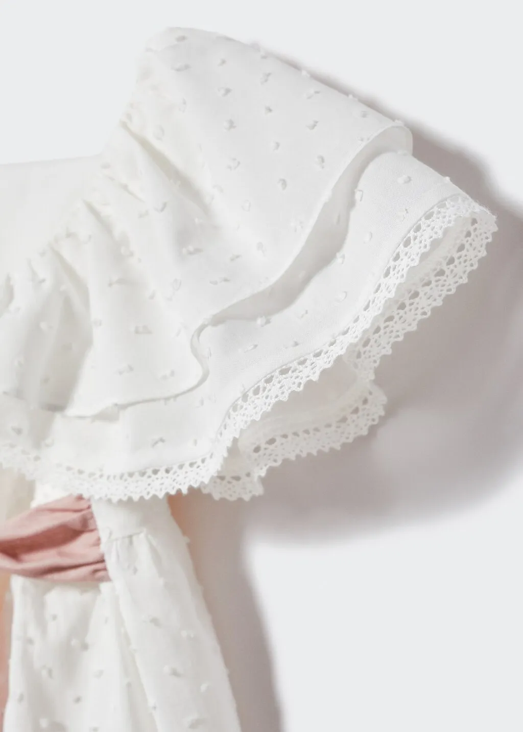 Ruffled plumetti Dress
