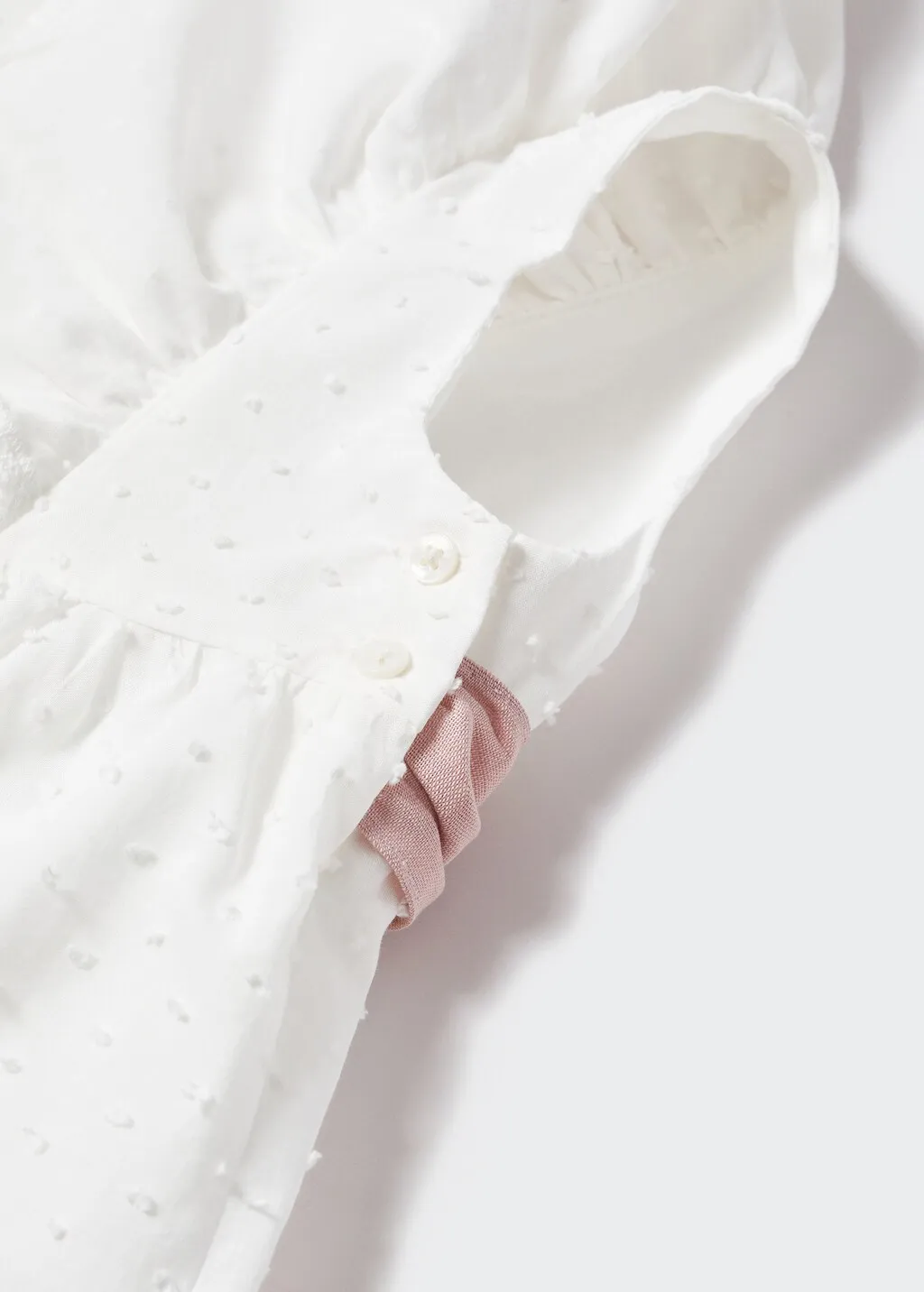 Ruffled plumetti Dress