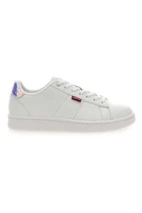 White Women's LEVI'S Sneakers with Colored Detail Levi's VAVE0201S